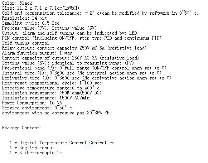 PID temperature controllerRKC REX-C400FK02-V*AN Solid State Relay Output